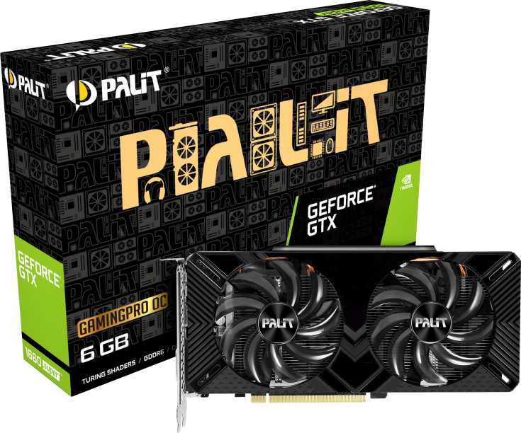 Видеокарта PCIE16 GTX1660 SUPER 6GB PA-GTX1660SUPER GP OC 6G PALIT [NE6166SS18J9-1160A-1] RTL