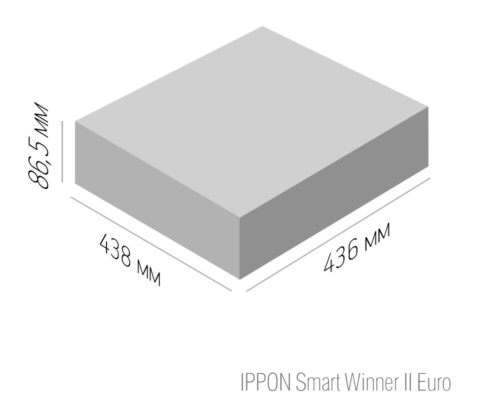 Ippon SMART WINNER II 1500 EURO 1350Вт/1500ВА, black [1415074]