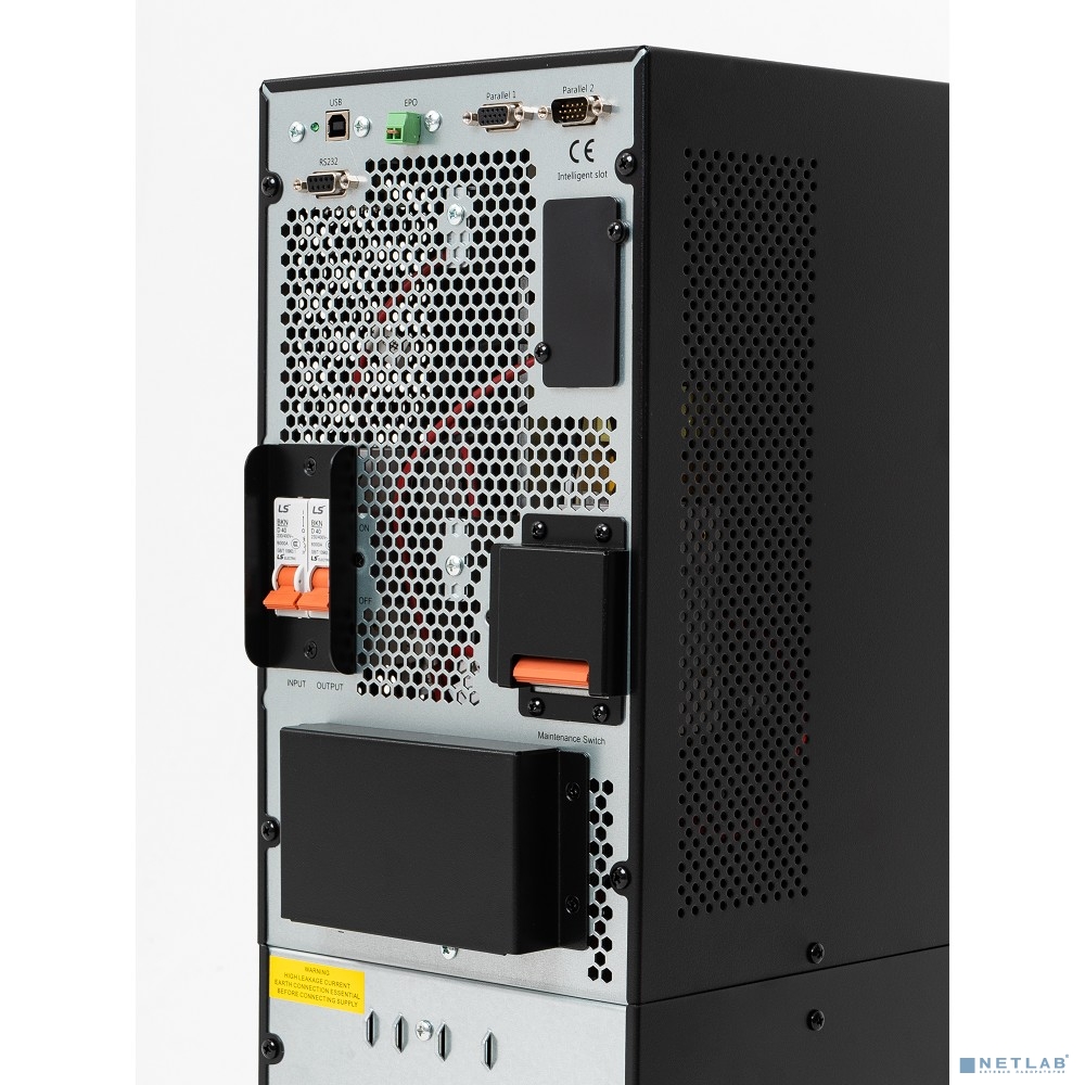 Effekta UPS UDC One 9106S (ksudcone9106) {Онлайн, 6000VA/6000W, встр.акб 20*9Ah/12V,клеммная колодка, LCD, SNMP-слот, Напольный}