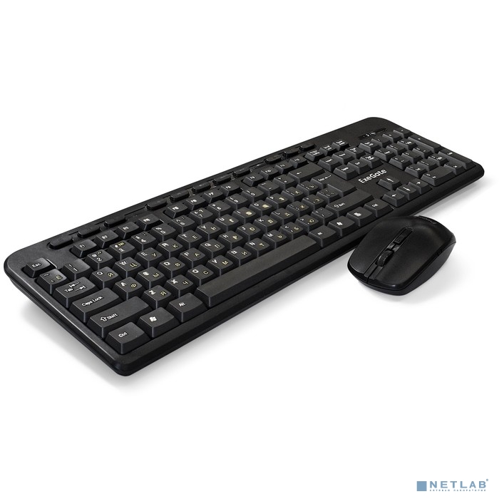 Exegate EX286220RUS Комплект беспроводной ExeGate Professional Standard Combo MK240 (кл.115кл+мышь800/1200 4кн.+Scr,USB)