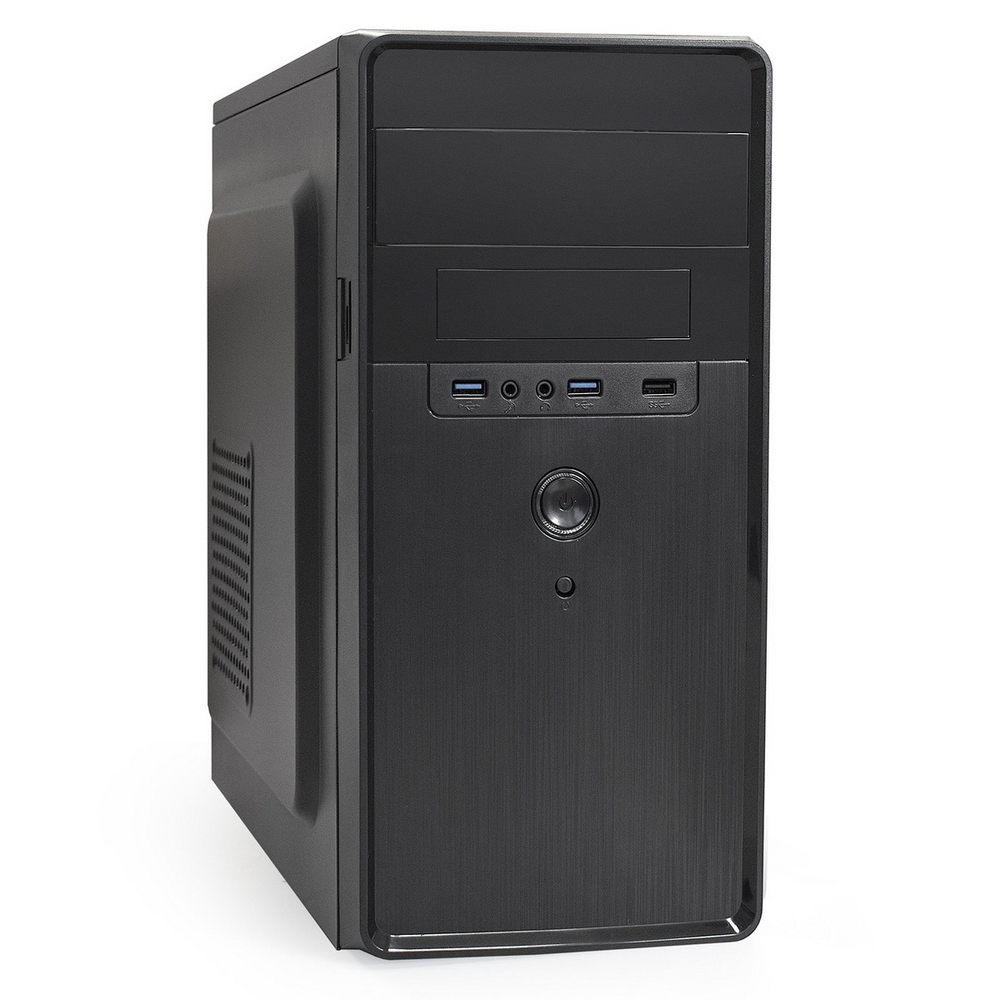 Exegate EX286441RUS Корпус Minitower ExeGate BA-309U2-AA500 (mATX, БП AA500 с вент. 8см, 1*USB+2*USB3.0, HD аудио, черный)