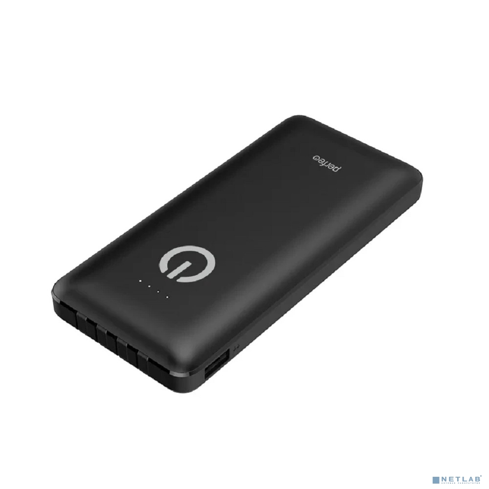 Perfeo Powerbank ABSOLUTE 10000mah In Micro usb,USB /Out USB,Micro usb,Type-C,Lightning, 2.1А/ Black (PF_B4878)