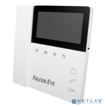 Falcon Eye Lira [00-00189412] Монитор цветного видеодомофона с трубкой на магните, экран 4,3 дюйма, сенсорные кнопки Дисплей: TFT LCD 4,3" 480x272, PAL/NTSC, 2 панели, 2 камеры, до 4-х шт. в параллель