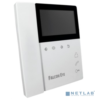 Falcon Eye Lira [00-00189412] Монитор цветного видеодомофона с трубкой на магните, экран 4,3 дюйма, сенсорные кнопки Дисплей: TFT LCD 4,3" 480x272, PAL/NTSC, 2 панели, 2 камеры, до 4-х шт. в параллель