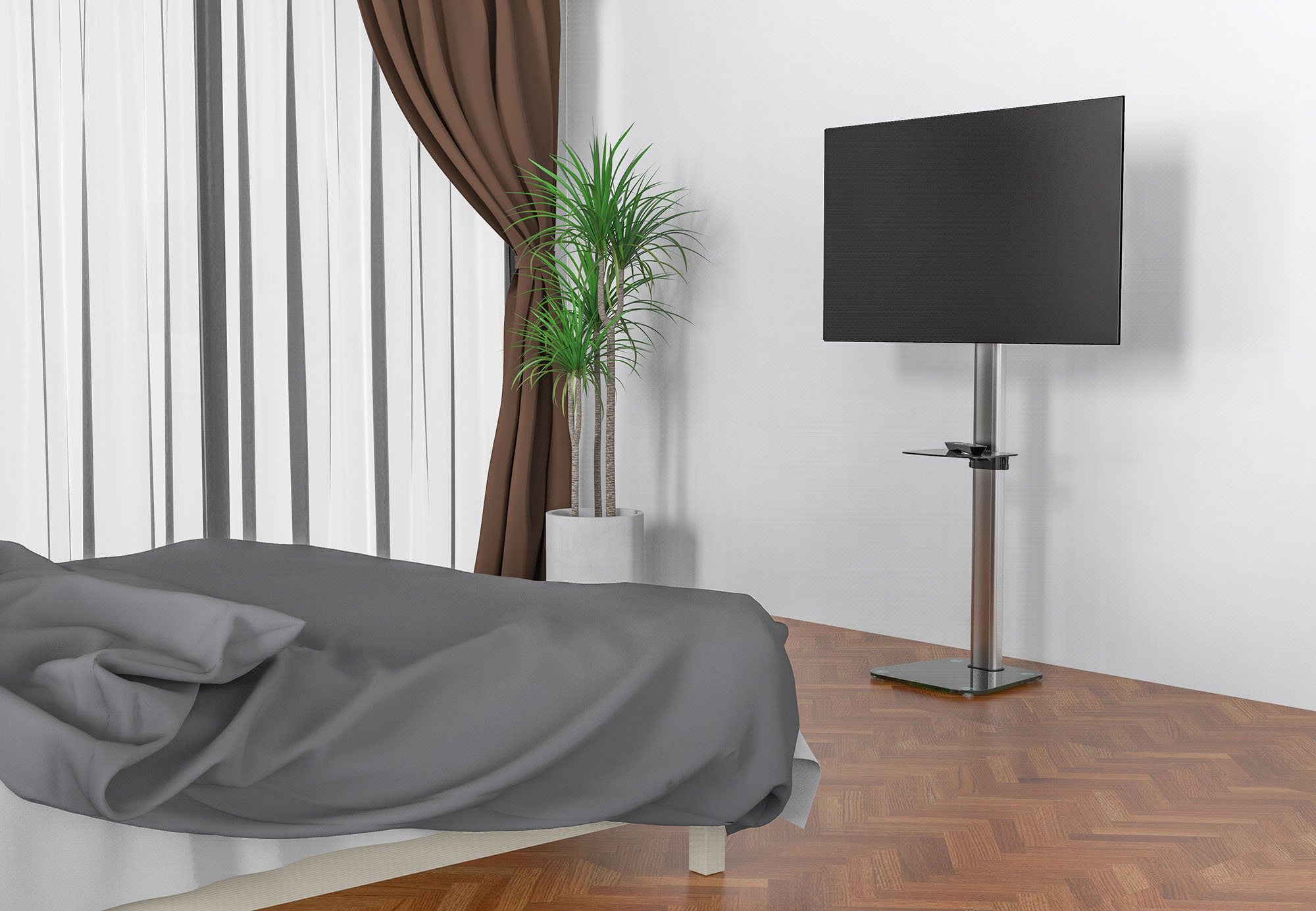 Cactus CS-ST97-D черный 32"-70" макс.68кг напольный