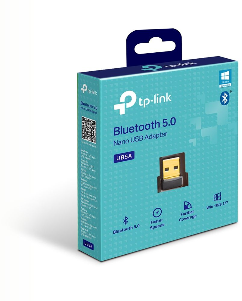 TP-Link UB5A Сверхкомпактный USB-адаптер Bluetooth 5.0