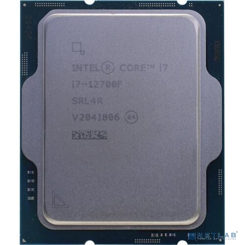 CPU Intel Core i7-12700F Alder Lake OEM {2.1 ГГц/ 4.8 ГГц в режиме Turbo, 25MB, LGA1700}