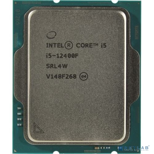 CPU Intel Core i5-12400F Alder Lake OEM {2.5 ГГц/ 4.4 ГГц в режиме Turbo, 18MB, LGA1700}