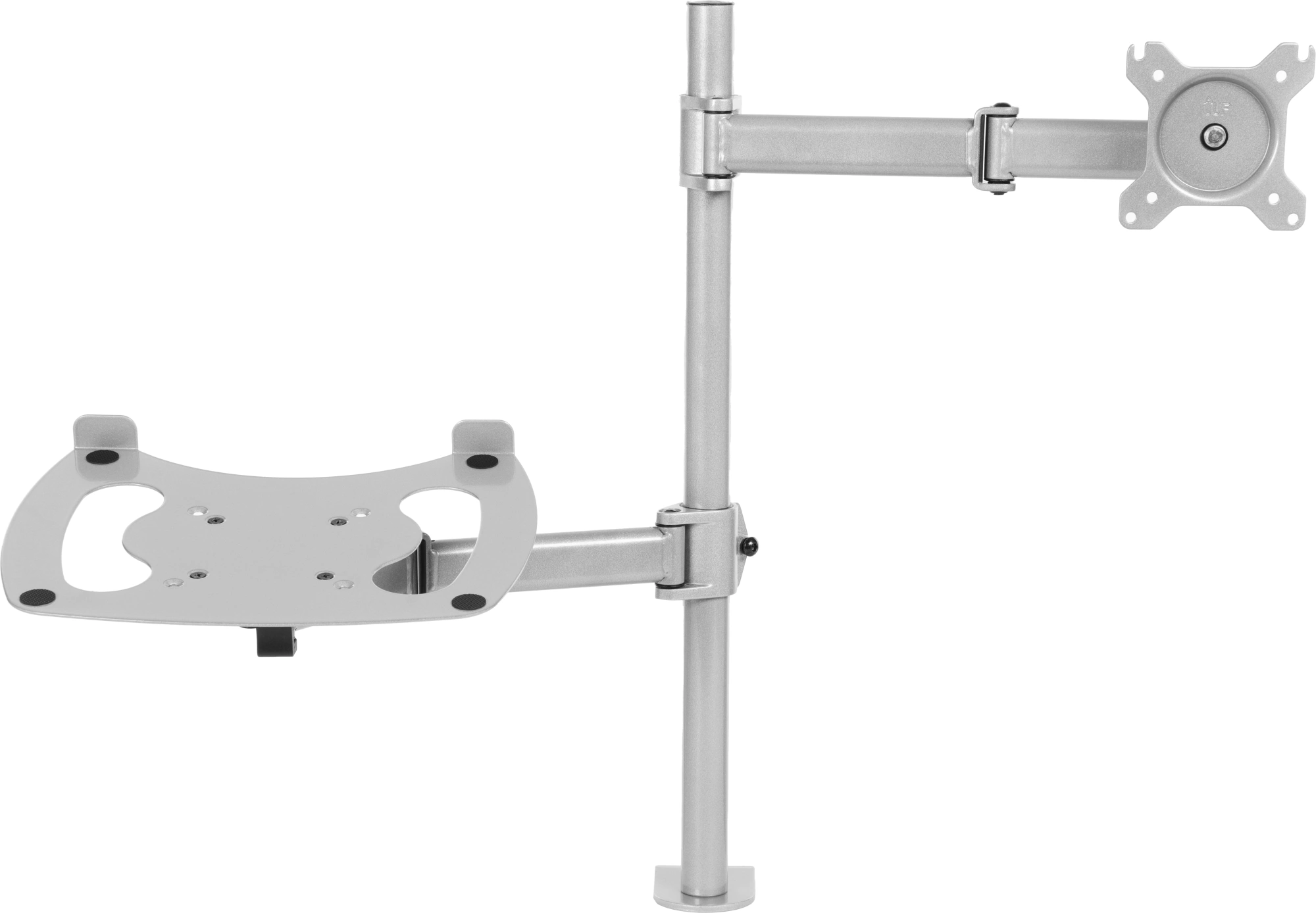 Cactus CS-VM-LH07-AL серебряный 13"-27" макс.8кг настольный поворот и наклон