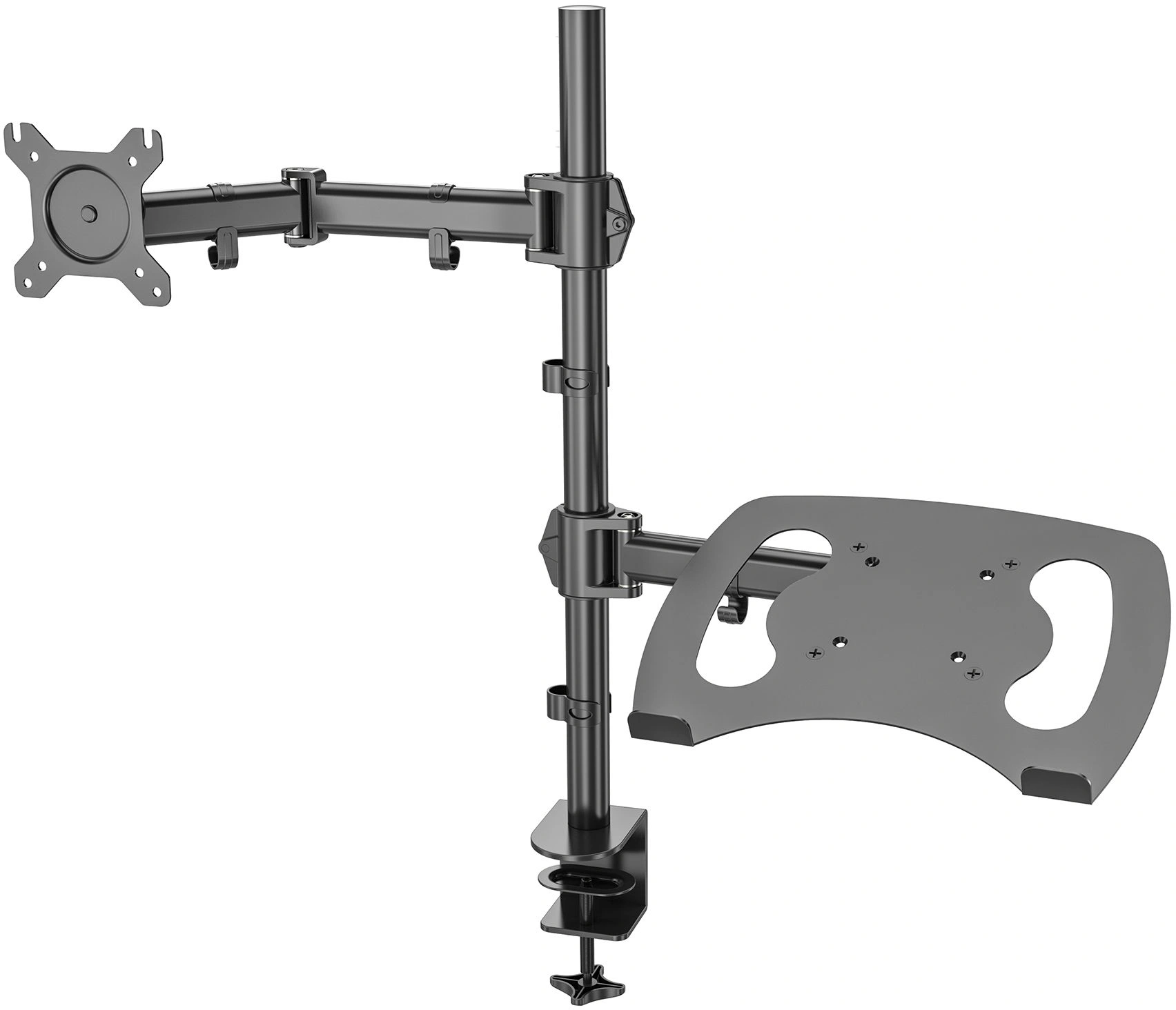 Cactus CS-VM-LH07-AL серебряный 13"-27" макс.8кг настольный поворот и наклон