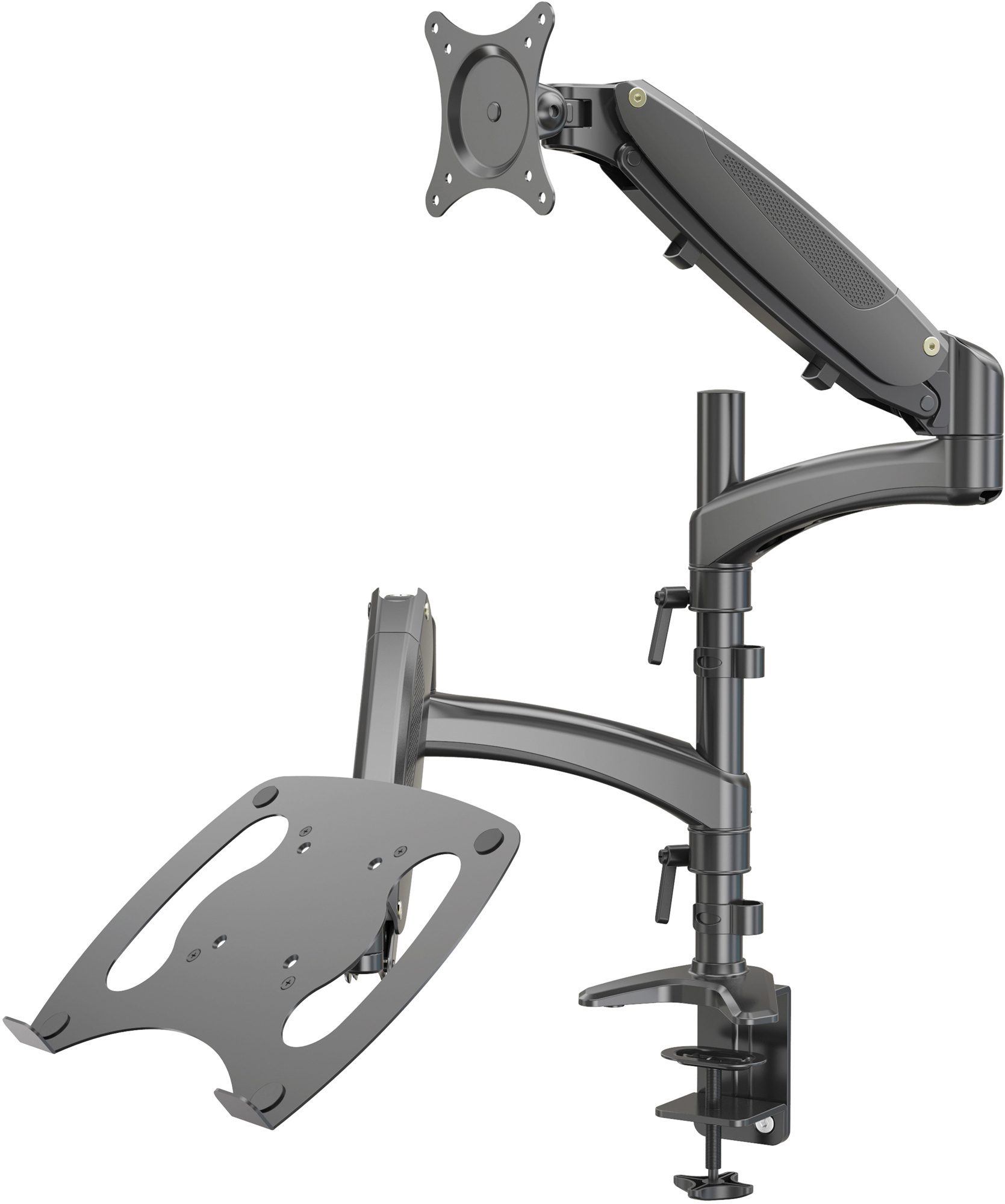 Cactus CS-VM-LH08-BK черный 13"-27" макс.8кг настольный поворот и наклон