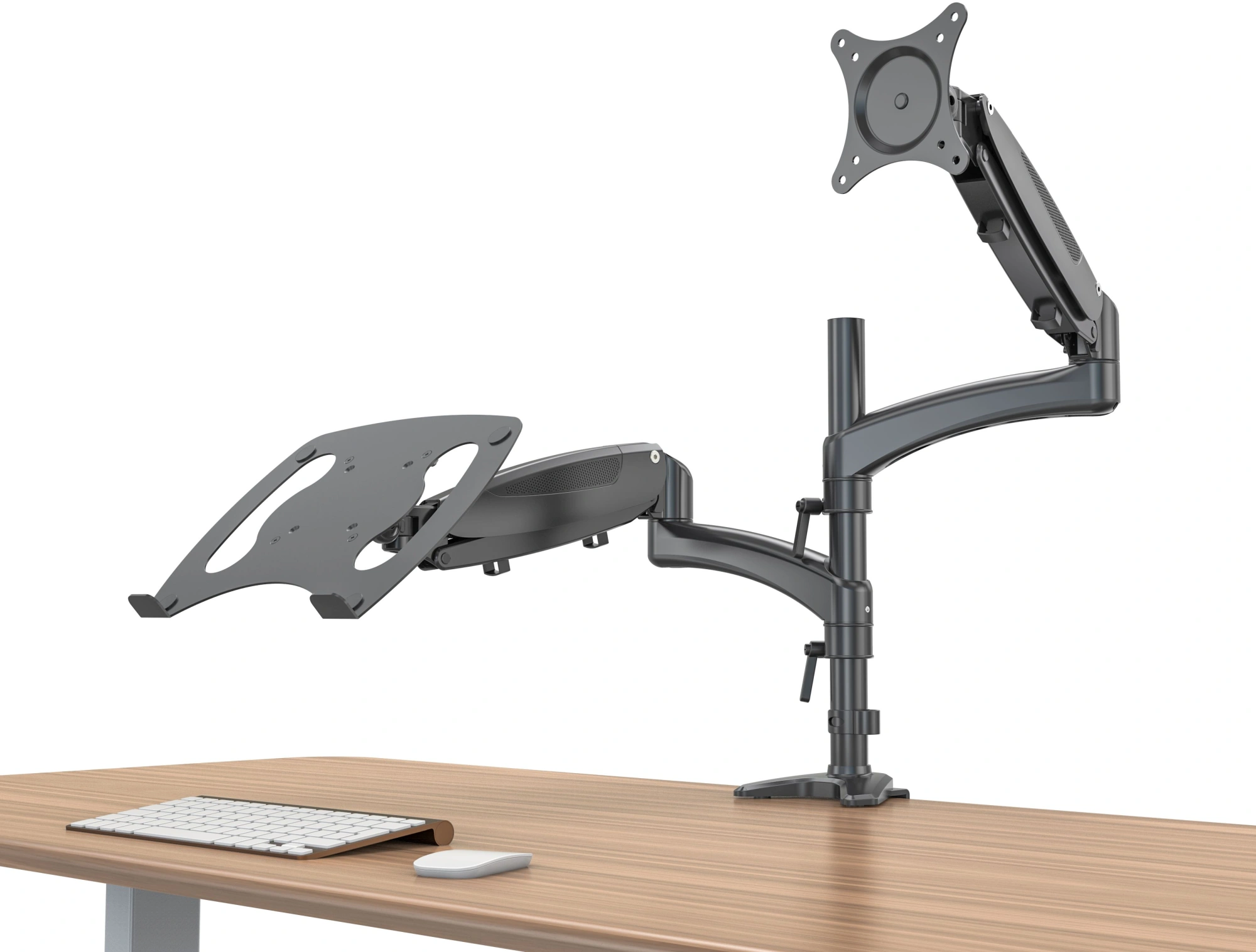 Cactus CS-VM-LH08-BK черный 13"-27" макс.8кг настольный поворот и наклон