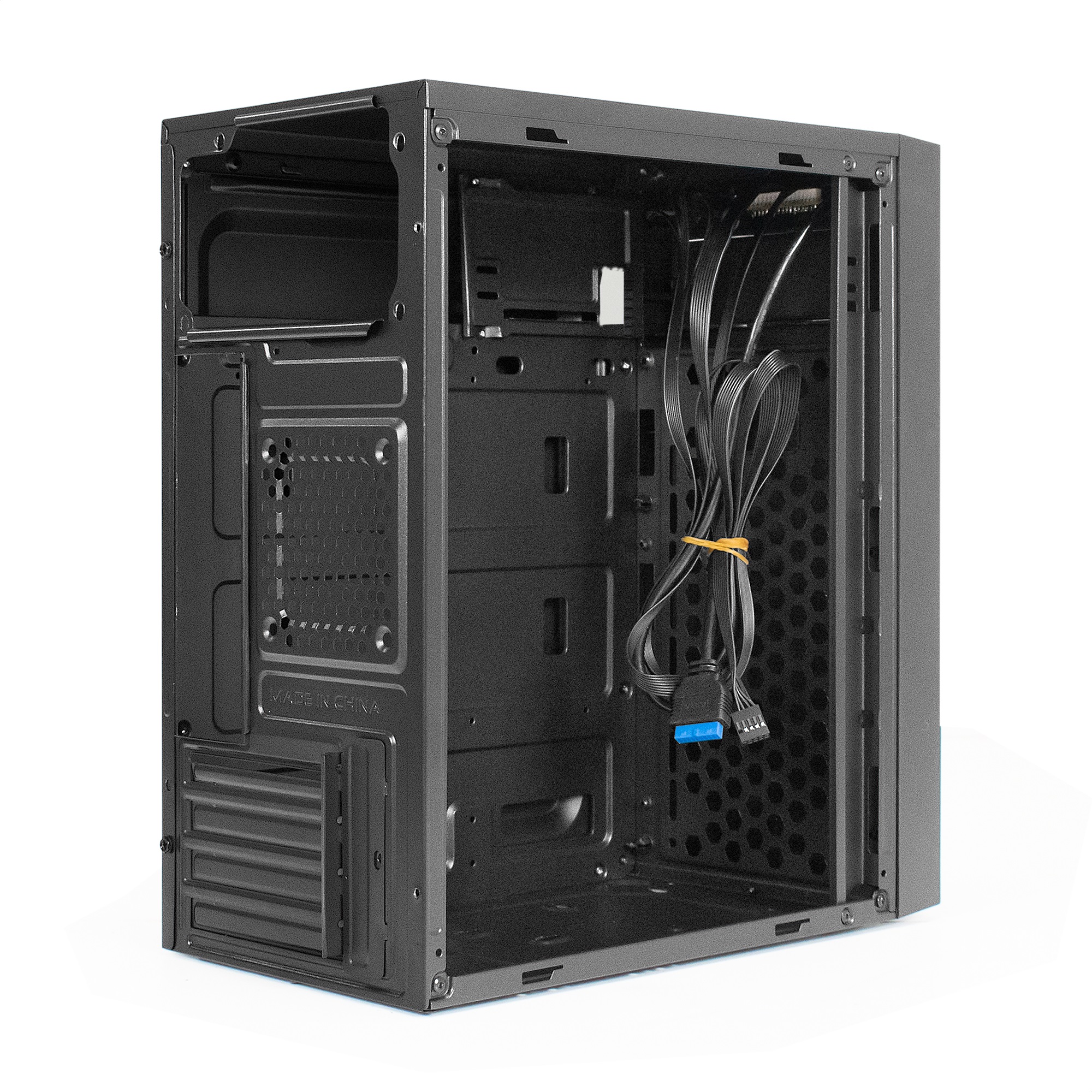 Exegate EX292351RUS Корпус Minitower ExeGate BAA-113U (mATX, без БП, 2*USB+1*USB3.0, аудио, черный)