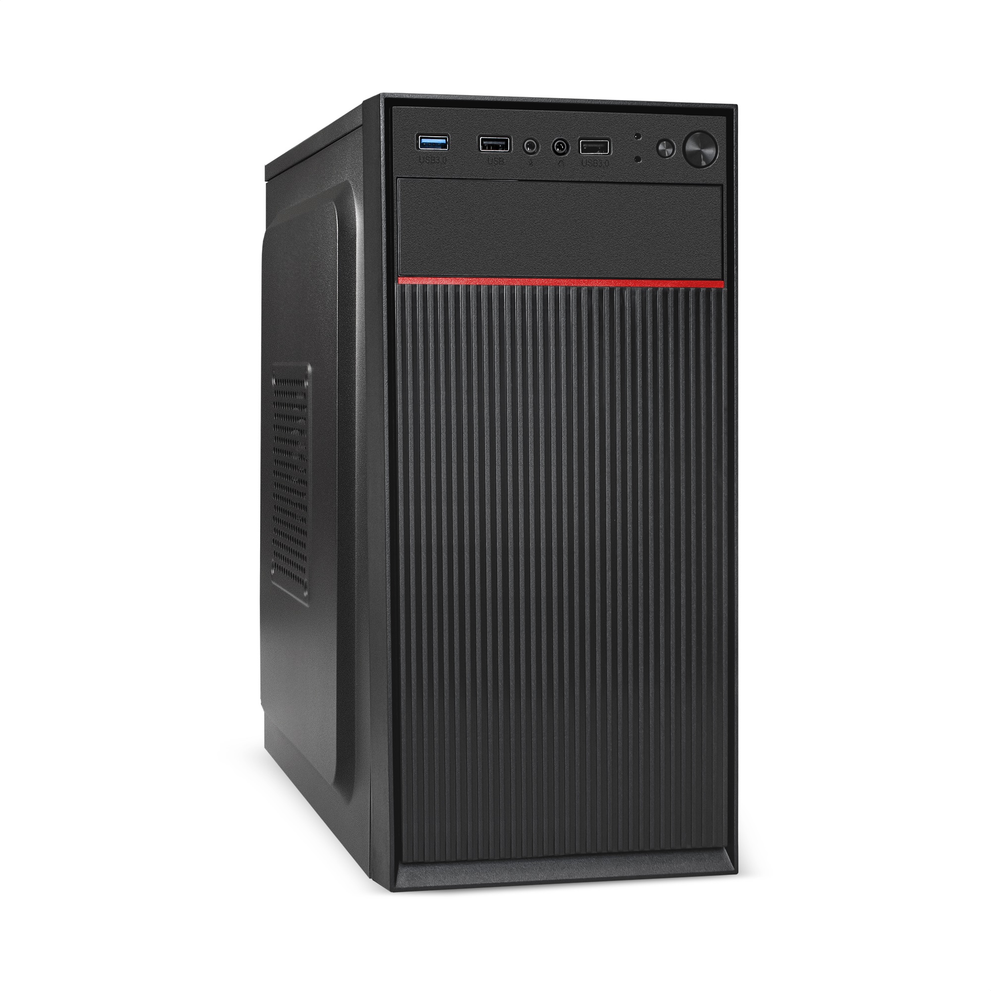 Exegate EX292352RUS Корпус Minitower ExeGate BAA-113U-AAA350 (mATX, БП AAA350 с вент. 8см, 2*USB+1*USB3.0, аудио, черный)