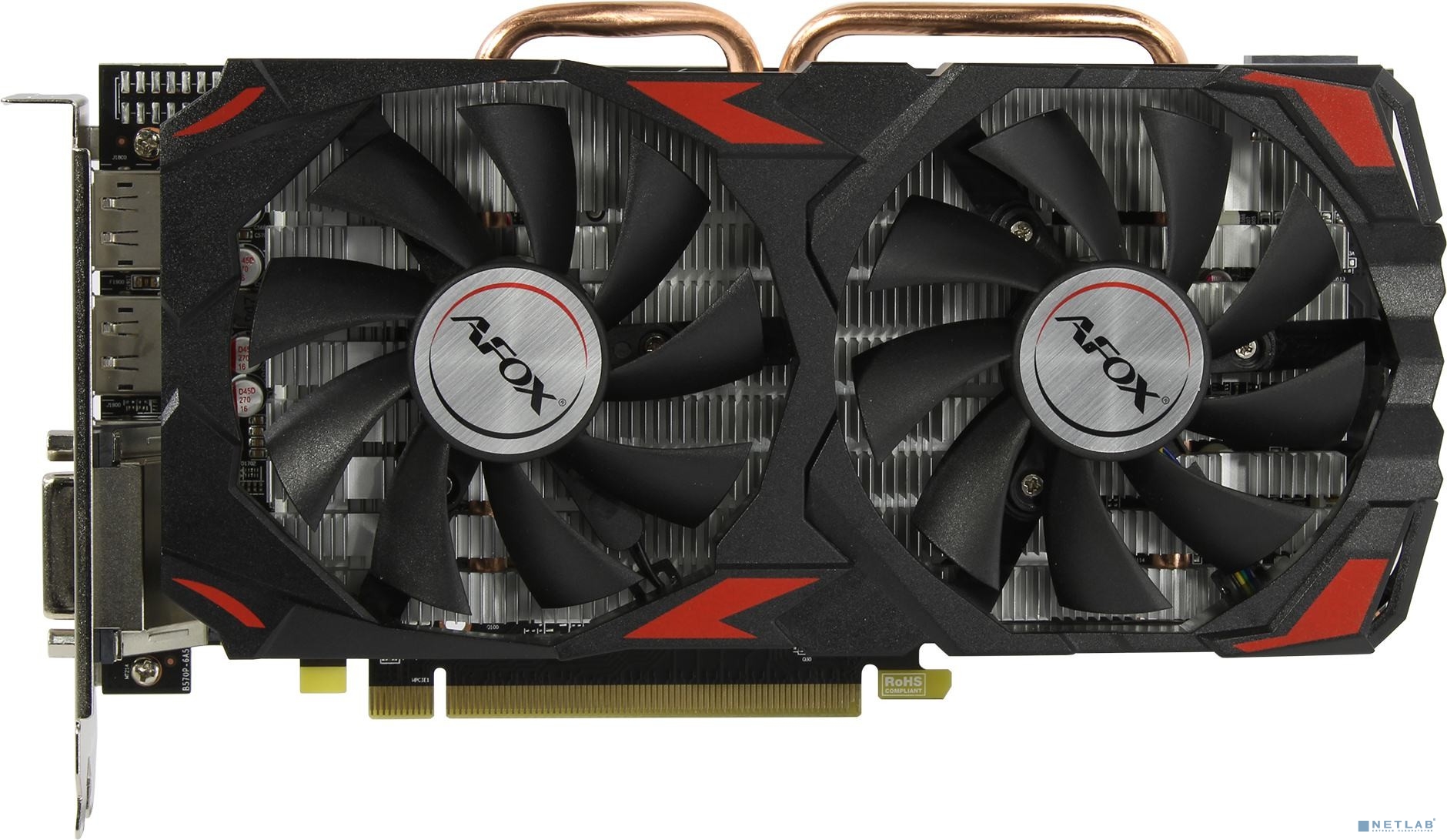 Видеокарта Afox RX570 8GB GDDR5 256BIT HDMI 3xDP (AFRX570-8192D5H3-V2) RTL