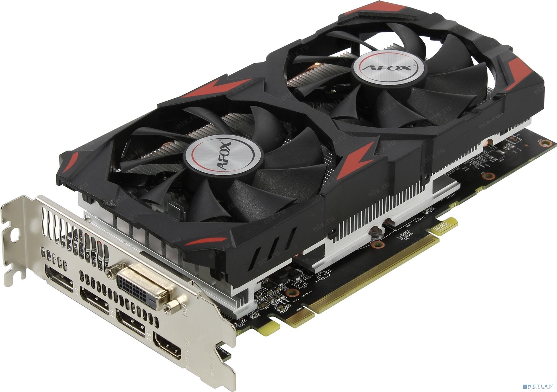 Видеокарта Afox RX570 8GB GDDR5 256BIT HDMI 3xDP (AFRX570-8192D5H3-V2) RTL