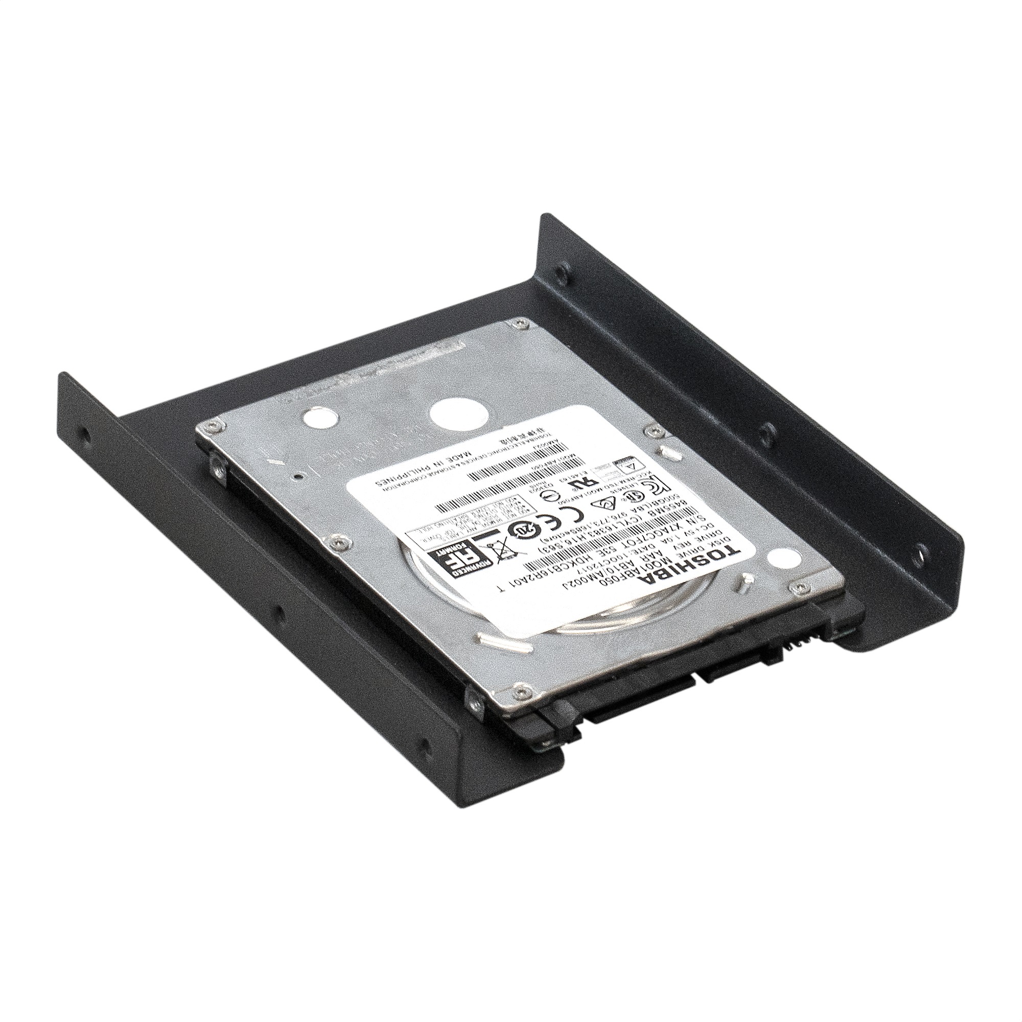 Exegate EX292546RUS Салазки (переходник) ExeGate HD-12T3M металлические для установки HDD/SSD 2.5&quot; в отсек 3.5&quot;