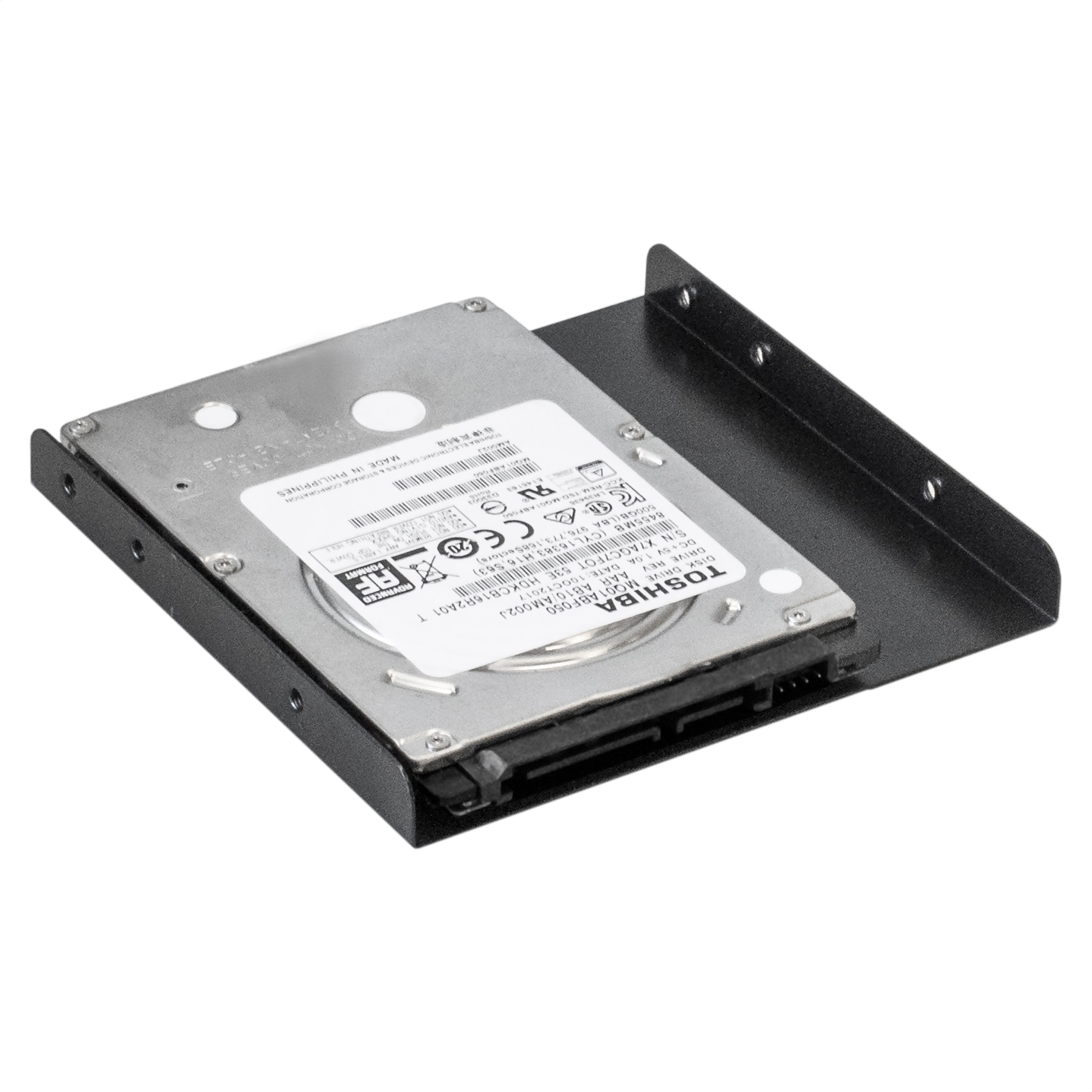 Exegate EX292547RUS Салазки (переходник) ExeGate HD-12T3MF металлические для установки HDD/SSD 2.5&quot; в отсек 3.5&quot;