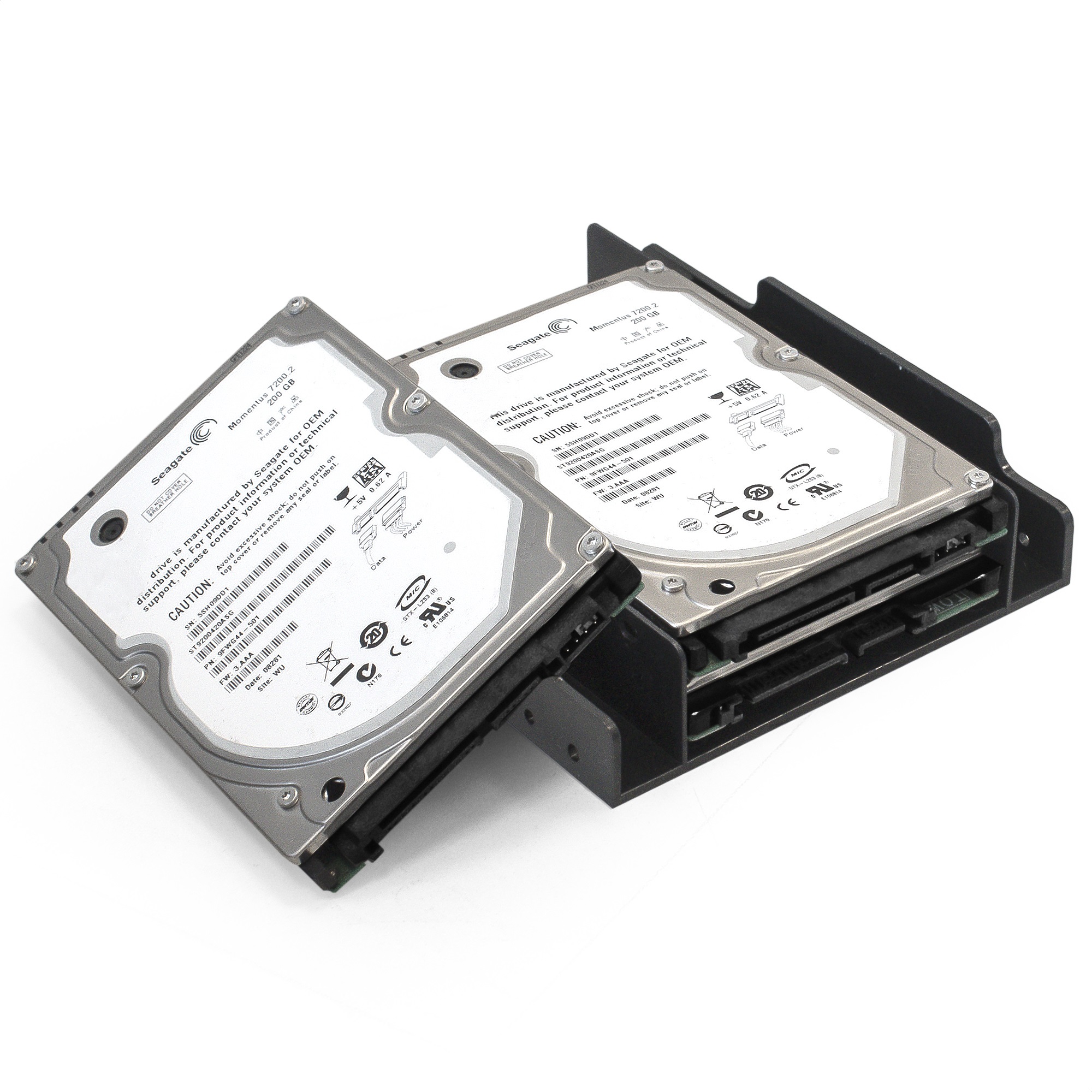 Exegate EX292545RUS Салазки (переходник) ExeGate HD-22T3P пластиковые для установки 2xHDD/SSD 2.5&quot; в отсек 3.5&quot;