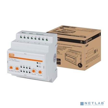 TDM SQ0743-0096 Контроллер автоматического ввода резерва с секционированием КАВРС 3Ф 230В АС на 2 ввода