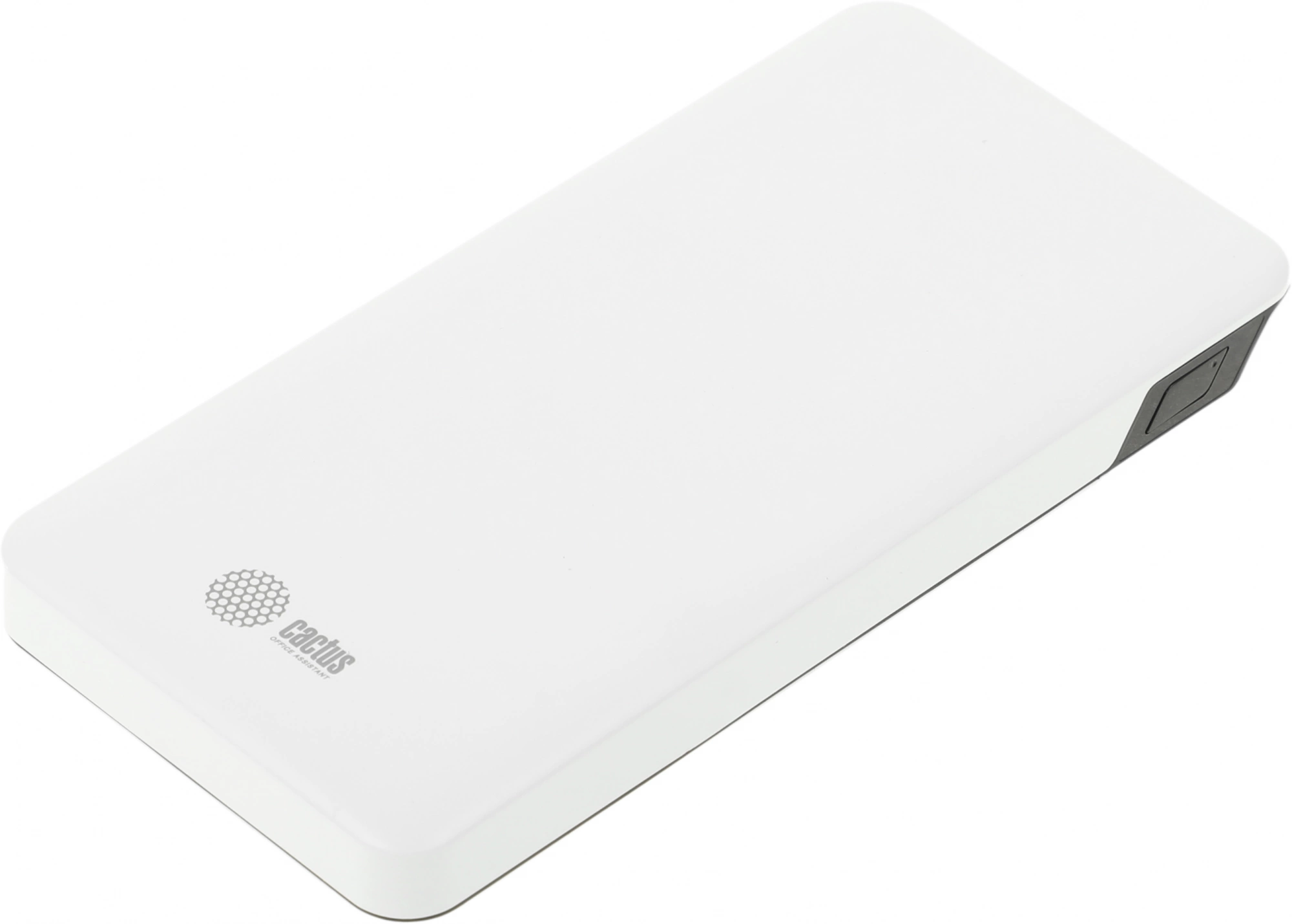Мобильный аккумулятор Cactus CS-PBFSKT-10000 10000mAh 2.1A 2xUSB белый Мобильный аккумулятор Cactus CS-PBFSKT-10000 10000mAh 2.1A 2xUSB белый