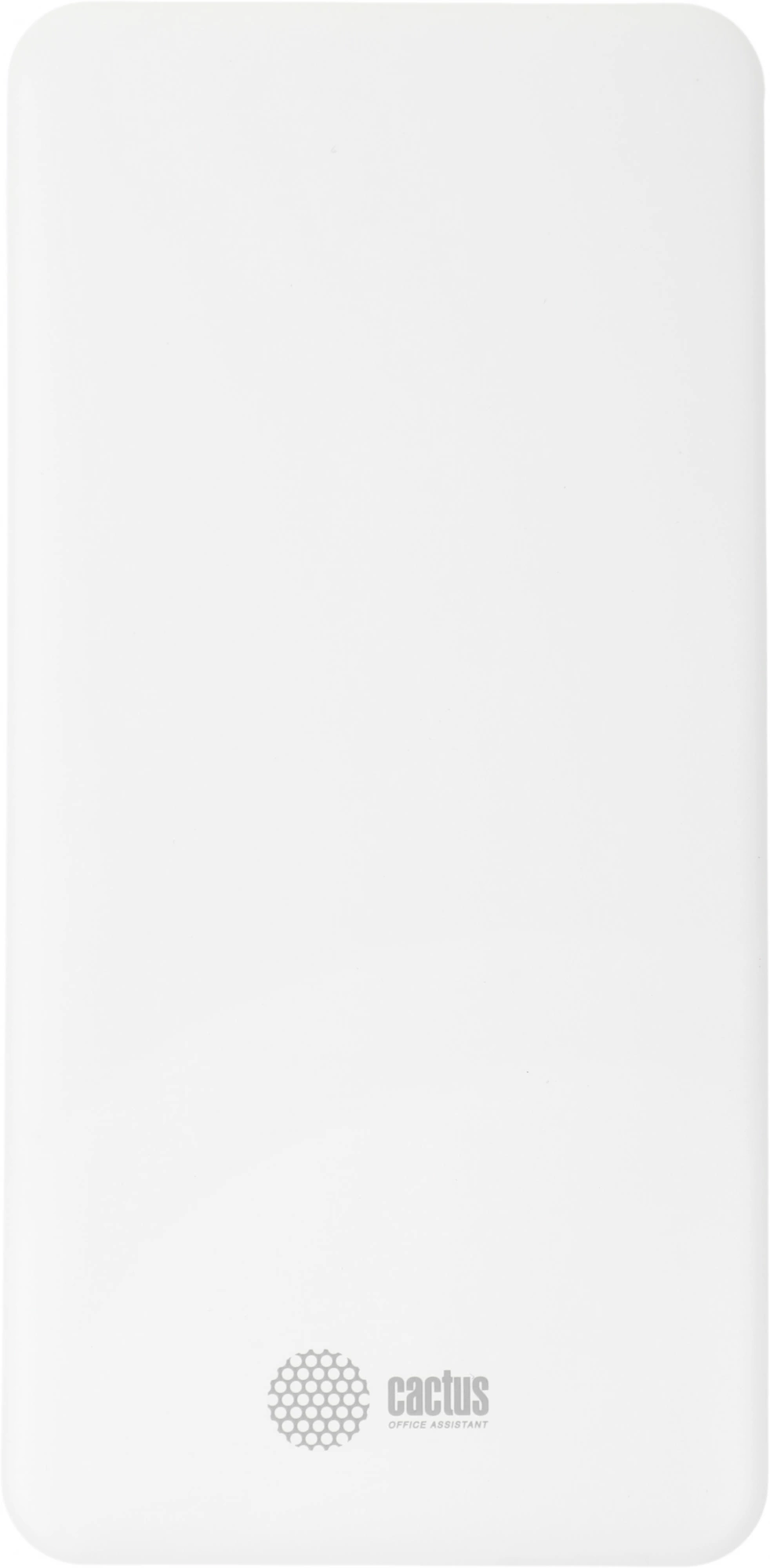 Мобильный аккумулятор Cactus CS-PBFSKT-10000 10000mAh 2.1A 2xUSB белый Мобильный аккумулятор Cactus CS-PBFSKT-10000 10000mAh 2.1A 2xUSB белый