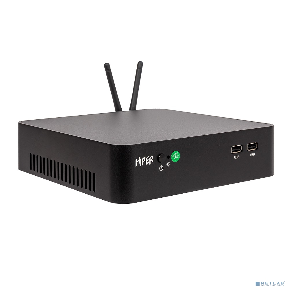 Hiper 61GFBDT1QG Мини ПК HIPER M8 (G6405/noSSD/noRAM/DOS)