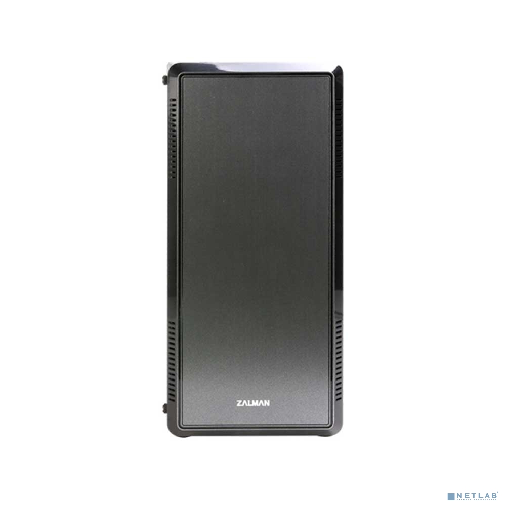 Корпус ZALMAN S4 , без БП, боковое окно (акрил), черный,  ATX