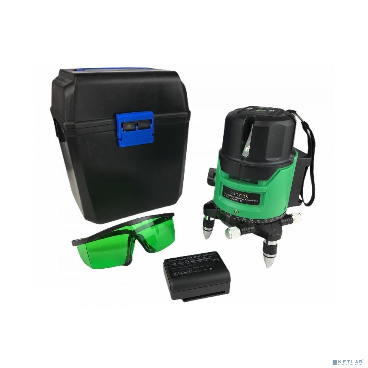 Построитель лазерных плоскостей ZITREK LL1V1H-Li-GL [065-0158]