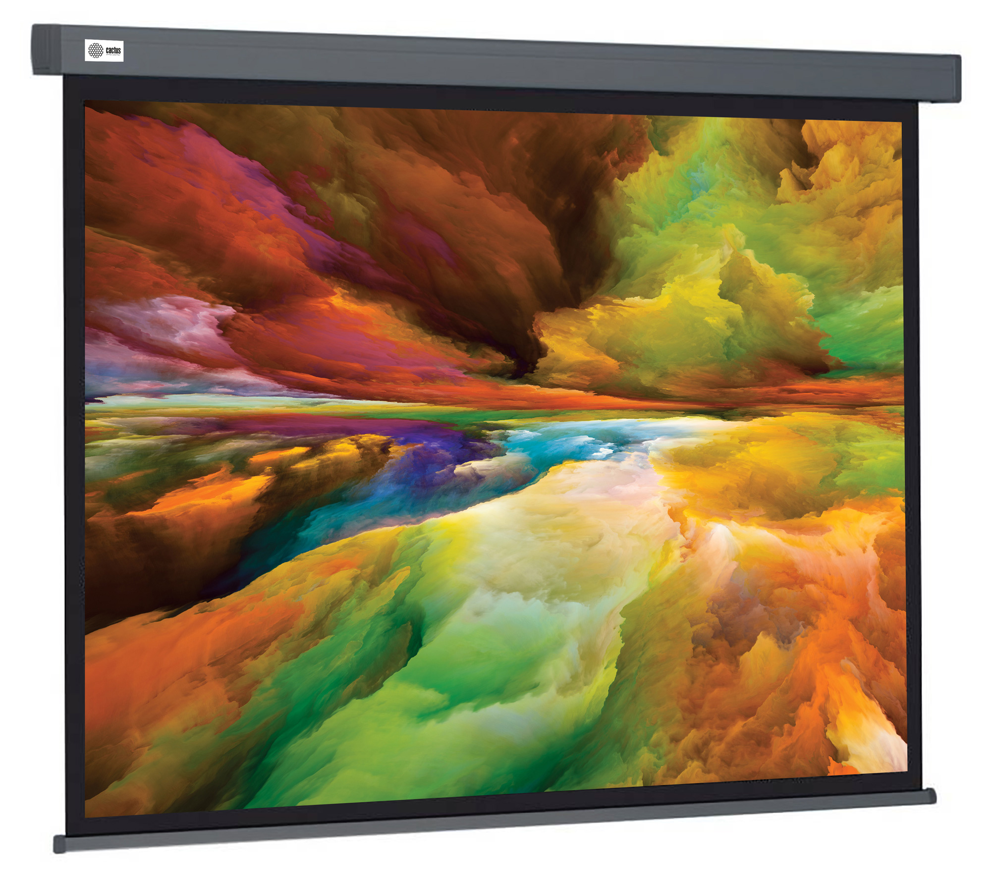 Экран Cactus Wallscreen CS-PSW-152X203-SG,  203х152 см, 4:3,  настенно-потолочный серый