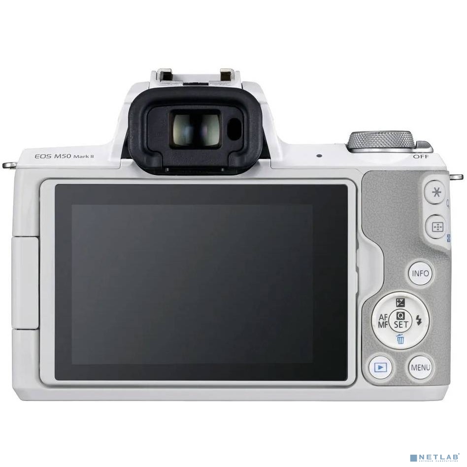 Canon EOS M50 Mark II белый {24.1Mpix 3" 4K WiFi EF-M15-45 IS STM LP-E12 (с объективом)} Canon EOS M50 Mark II белый {24.1Mpix 3" 4K WiFi EF-M15-45 IS STM LP-E12 (с объективом)}