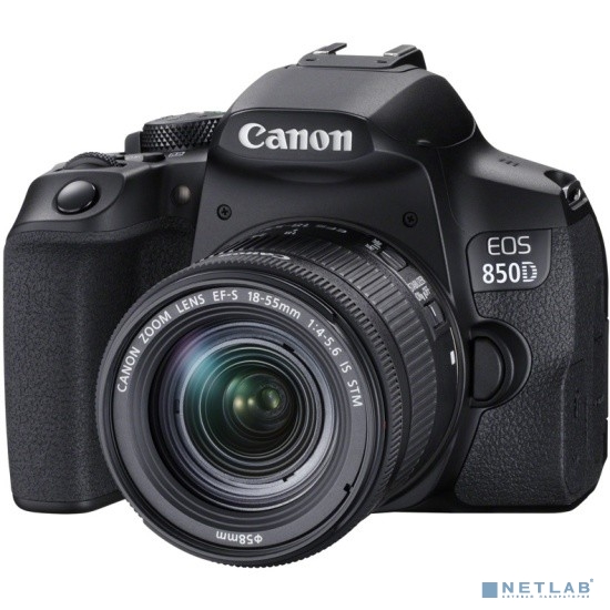 Canon EOS 850D черный {24.1Mpix EF-S 18-55mm f/4-5.6 IS STM 3" 4K 4K SDXC Li-ion} Canon EOS 850D черный {24.1Mpix EF-S 18-55mm f/4-5.6 IS STM 3" 4K 4K SDXC Li-ion}