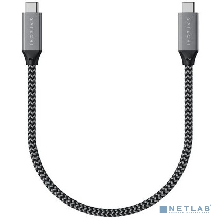 Satechi [ST-U4C25M] Кабель USB4 C to C длина 25 см. Цвет: серый космос&quot;