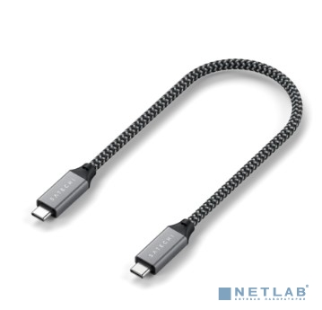 Satechi [ST-U4C25M] Кабель USB4 C to C длина 25 см. Цвет: серый космос&quot;
