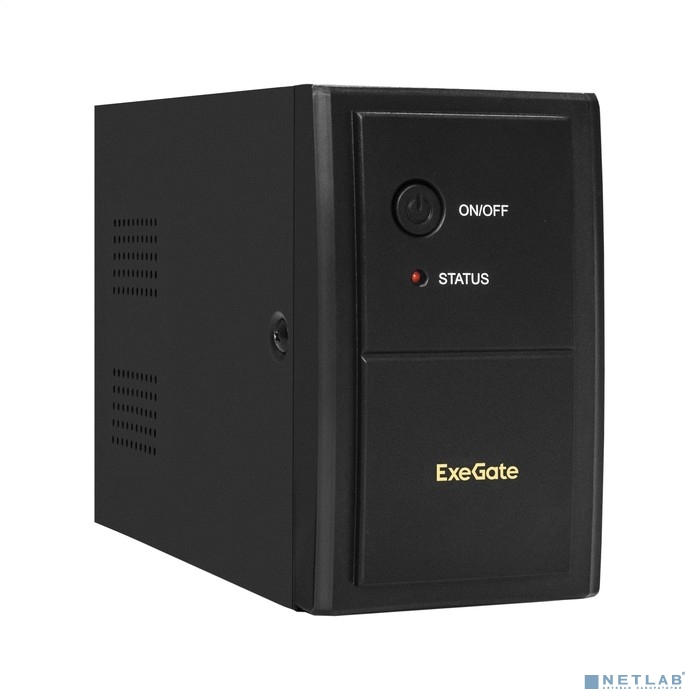 Exegate EX292773RUS ИБП ExeGate Power Back BNB-800.LED.AVR.4C13 &lt;800VA/480W, LED, AVR, 4*C13, металлический корпус, Black&gt;