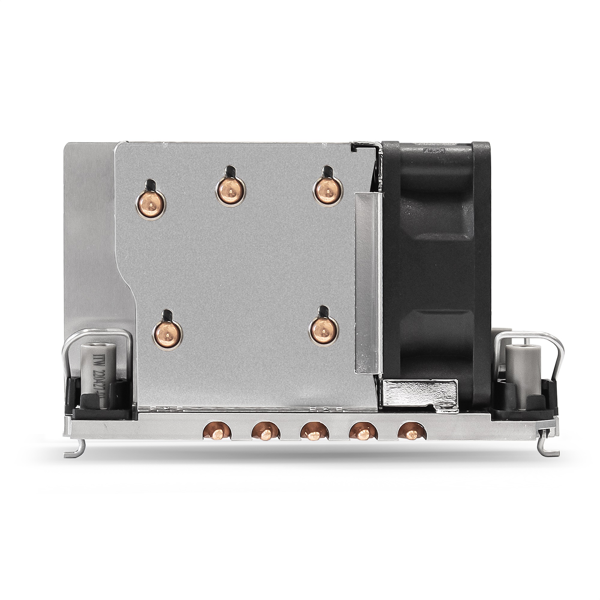 Exegate EX293442RUS Кулер ExeGate ESNK-P0078AP4.PWM.2U.4189.Cu (Al+Cu, 2U, 5 тепл. трубок, LGA 4189, TDP 300W, Fan 80mm, PWM, 2100-8000RPM, 2 ball bearing, 4pin, 54,3db, 400г, на защелках, с термопаст