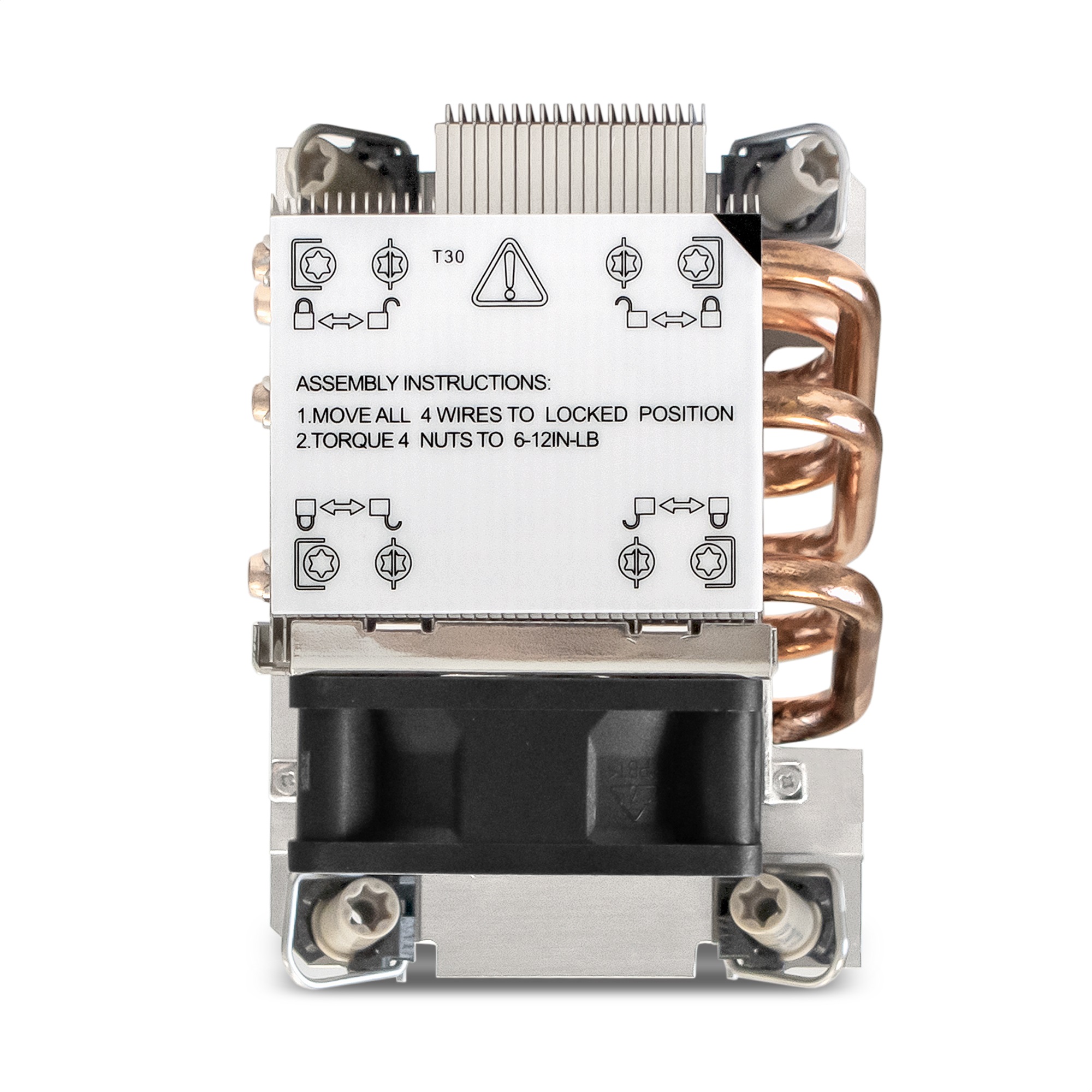 Exegate EX293442RUS Кулер ExeGate ESNK-P0078AP4.PWM.2U.4189.Cu (Al+Cu, 2U, 5 тепл. трубок, LGA 4189, TDP 300W, Fan 80mm, PWM, 2100-8000RPM, 2 ball bearing, 4pin, 54,3db, 400г, на защелках, с термопаст