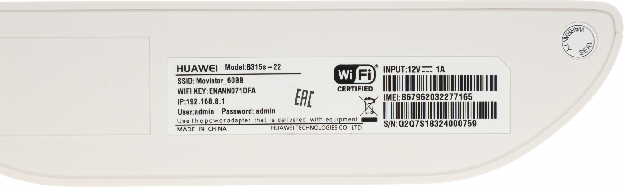 HUAWEI 51067677  B315s-22  10/100/1000BASE-TX/4G(3G) cat.4 белый