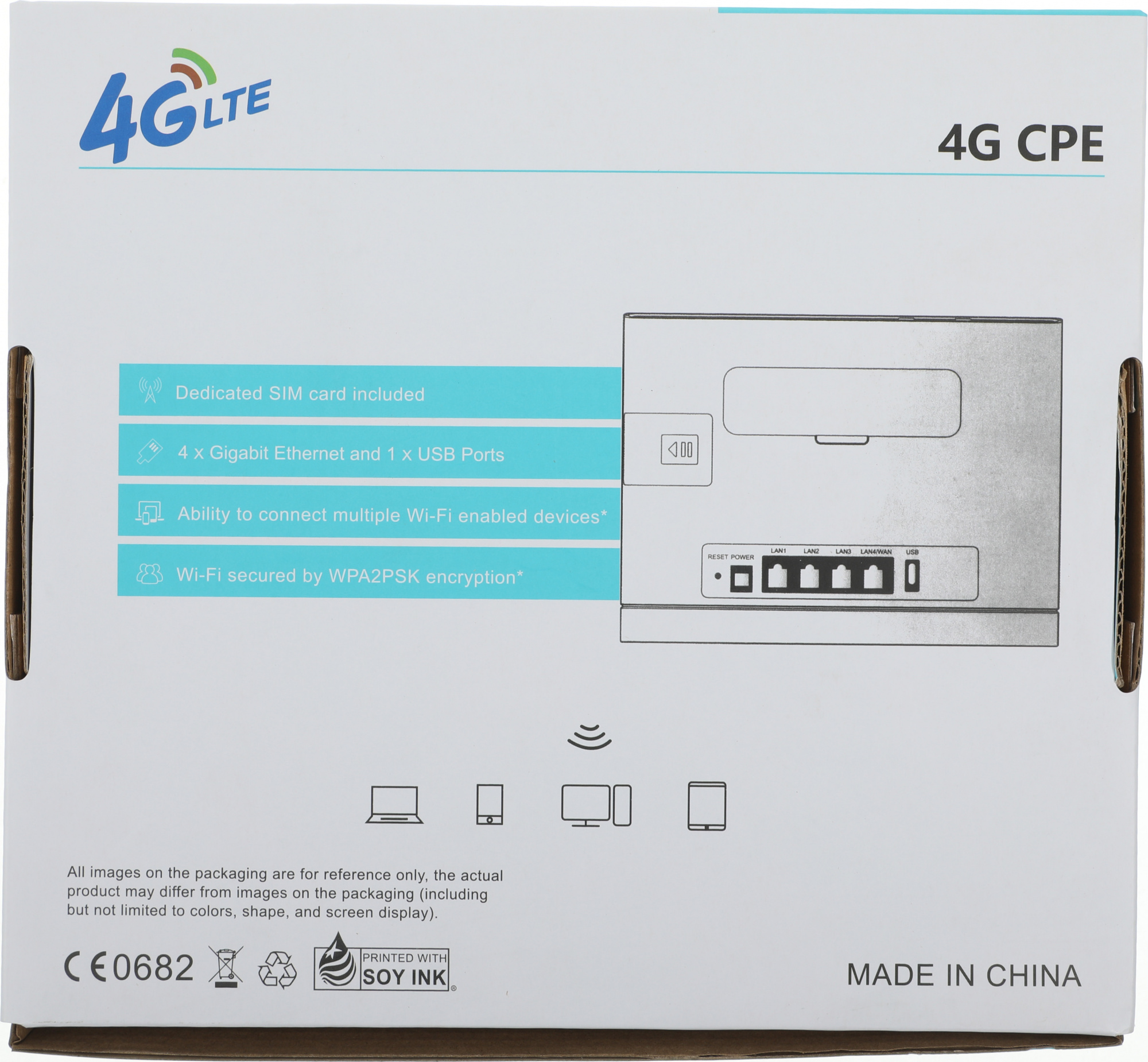 HUAWEI 51067677  B315s-22  10/100/1000BASE-TX/4G(3G) cat.4 белый