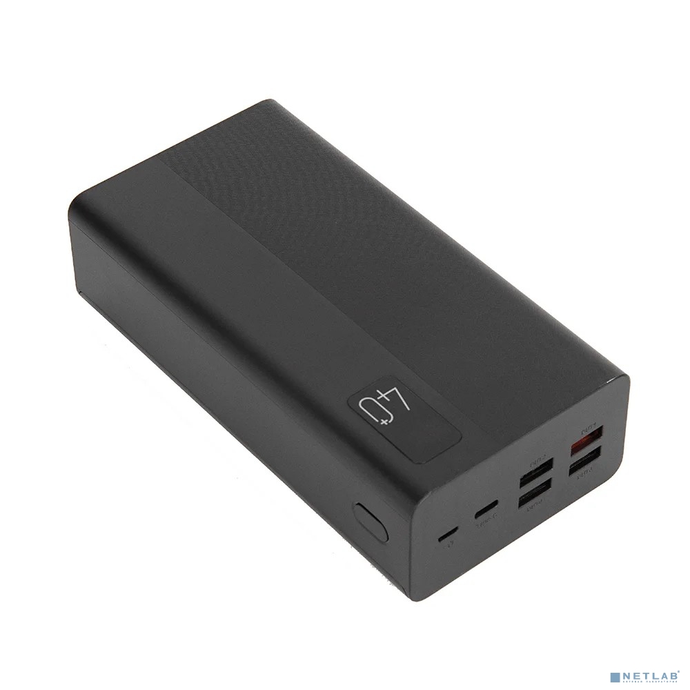 Perfeo Powerbank MOUNTAINS 40000 mAh/LED дисплей/PD + QC 3.0/Type-C/4 USB/Выход: 3A, max 22.5W/Black (PF_D0144) Perfeo Powerbank MOUNTAINS 40000 mAh/LED дисплей/PD + QC 3.0/Type-C/4 USB/Выход: 3A, max 22.5W/Black (PF_D0144)