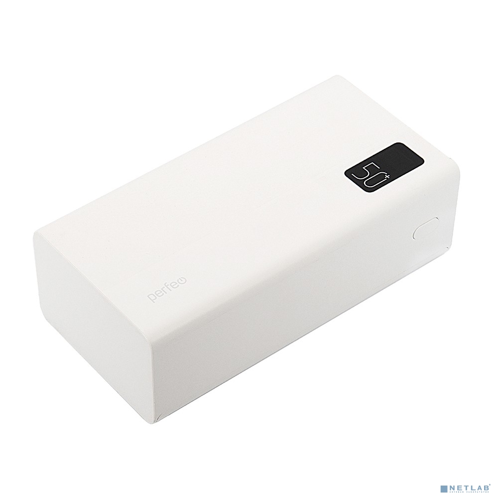 Perfeo Powerbank MOUNTAINS 50000 mAh/LED дисплей/PD + QC 3.0/Type-C/4 USB/Выход: 3A, max 22.5W/White (PF_B4888) Perfeo Powerbank MOUNTAINS 50000 mAh/LED дисплей/PD + QC 3.0/Type-C/4 USB/Выход: 3A, max 22.5W/White (PF_B4888)