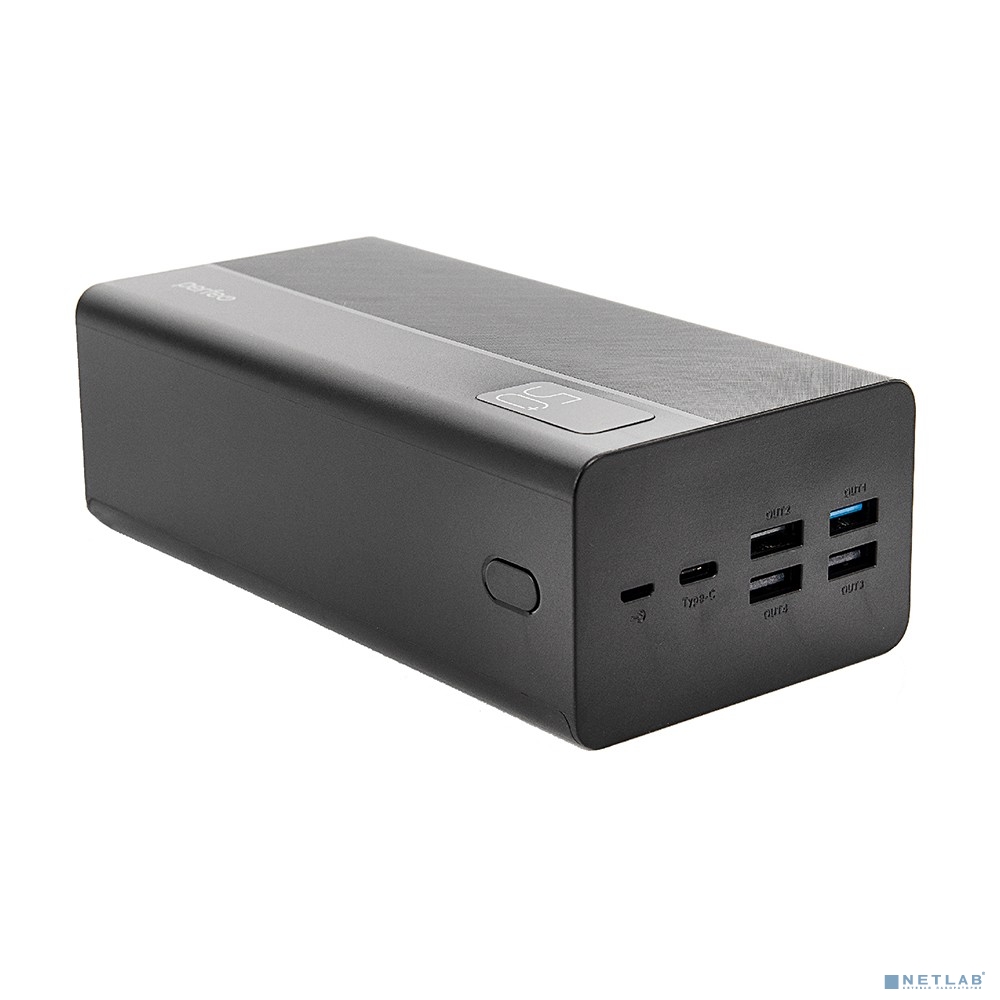 Perfeo Powerbank MOUNTAINS 50000 mAh/LED дисплей/PD + QC 3.0/Type-C/4 USB/Выход: 3A, max 22.5W/Black (PF_B4887) Perfeo Powerbank MOUNTAINS 50000 mAh/LED дисплей/PD + QC 3.0/Type-C/4 USB/Выход: 3A, max 22.5W/Black (PF_B4887)