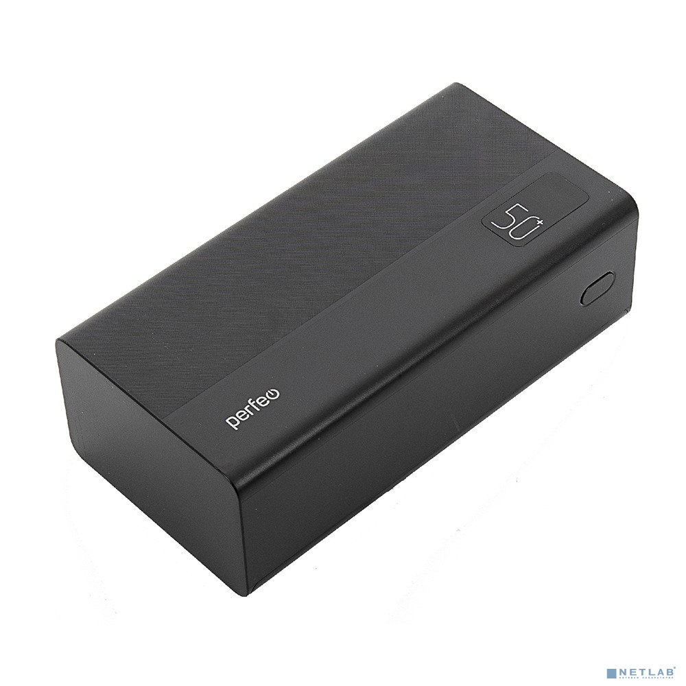 Perfeo Powerbank MOUNTAINS 50000 mAh/LED дисплей/PD + QC 3.0/Type-C/4 USB/Выход: 3A, max 22.5W/Black (PF_B4887) Perfeo Powerbank MOUNTAINS 50000 mAh/LED дисплей/PD + QC 3.0/Type-C/4 USB/Выход: 3A, max 22.5W/Black (PF_B4887)
