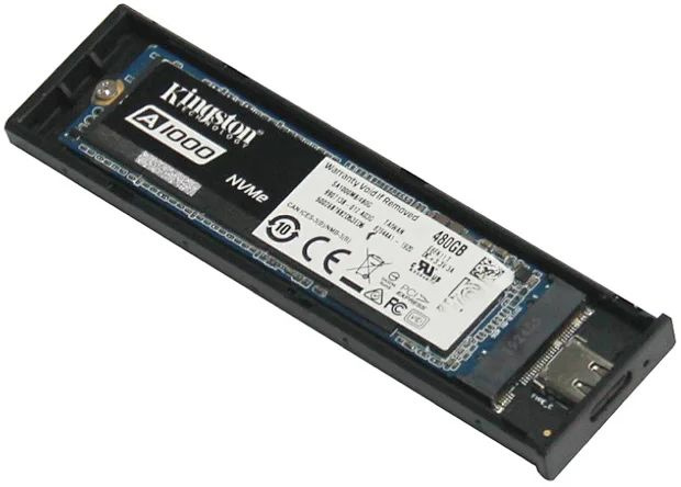 AgeStar 31UBVS6C Внешний корпус для  SSD , черный