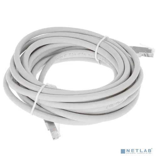 Rexant (18-8107-1) Шнур коммутационный, патч-корд F/UTP RJ45-RJ45, CAT 6, LSZH серый, 5м