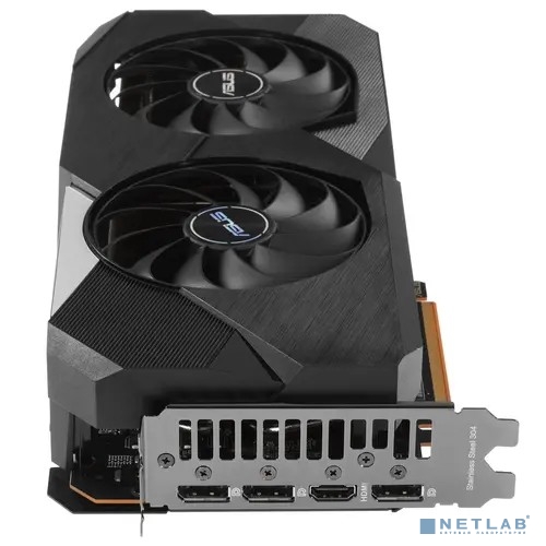 Видеокарта Asus PCI-E 4.0 DUAL-RX6750XT-O12G AMD Radeon RX 6750XT 12288Mb 192 GDDR6 2512/18000 HDMIx1 DPx3 HDCP Ret