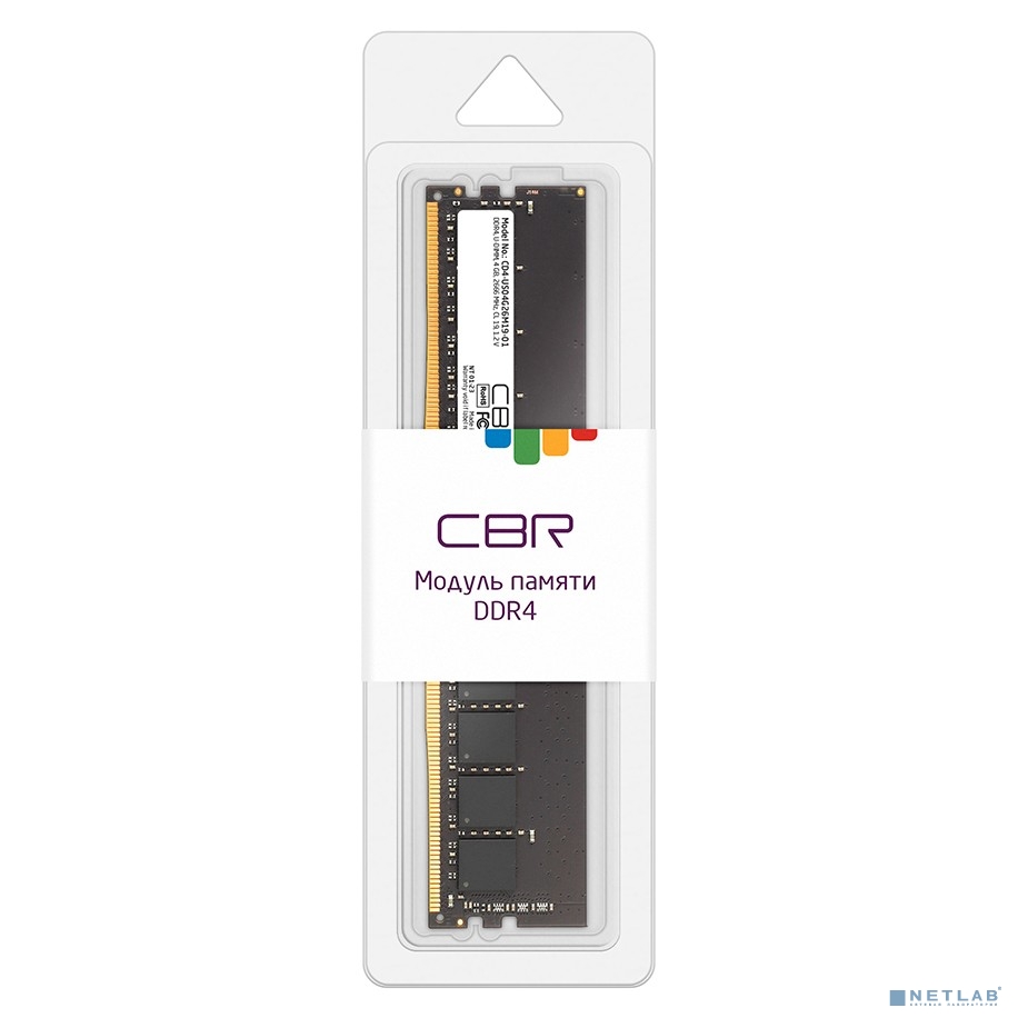 CBR DDR4 DIMM (UDIMM) 4GB CD4-US04G26M19-01 PC4-21300, 2666MHz, CL19, 1.2V