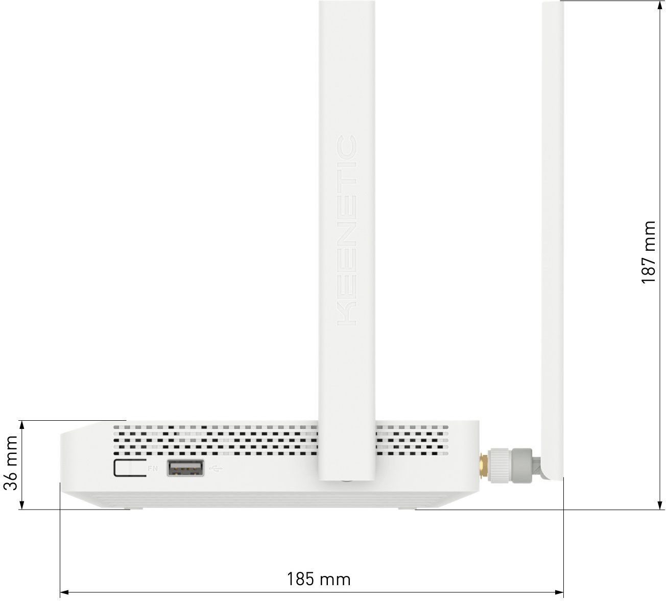 Keenetic Skipper 4G (KN-2910) Гигабитный интернет-центр с модемом 4G, Mesh Wi-Fi 5 AC1200, 4-портовым Smart-коммутатором и многофункциональным портом USB