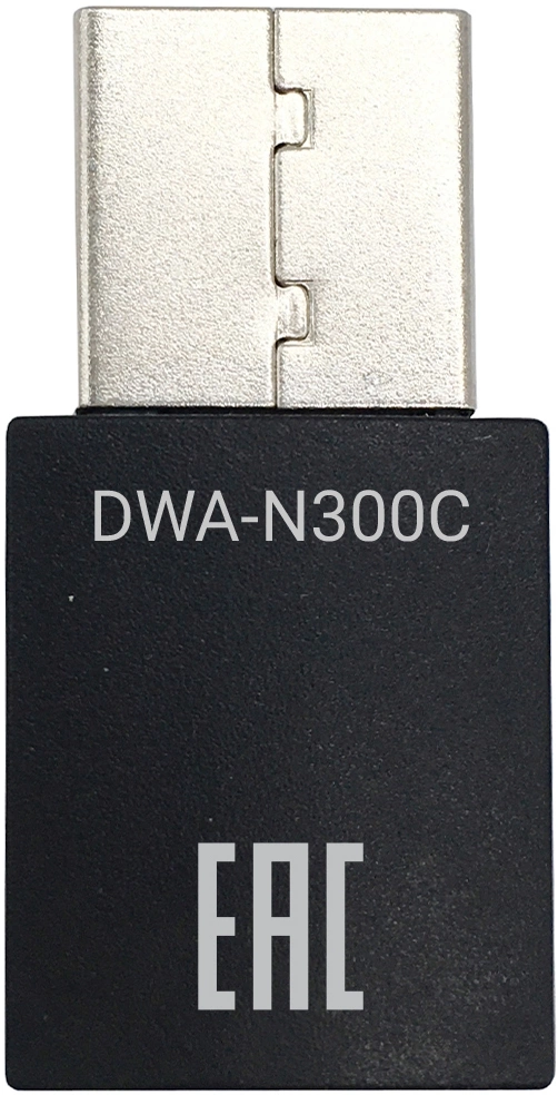 Digma DWA-N300C Net Adapter WiFi N300 USB 2.0 (ant.int) 1ant. (pack:1pcs) Digma DWA-N300C Net Adapter WiFi N300 USB 2.0 (ant.int) 1ant. (pack:1pcs)