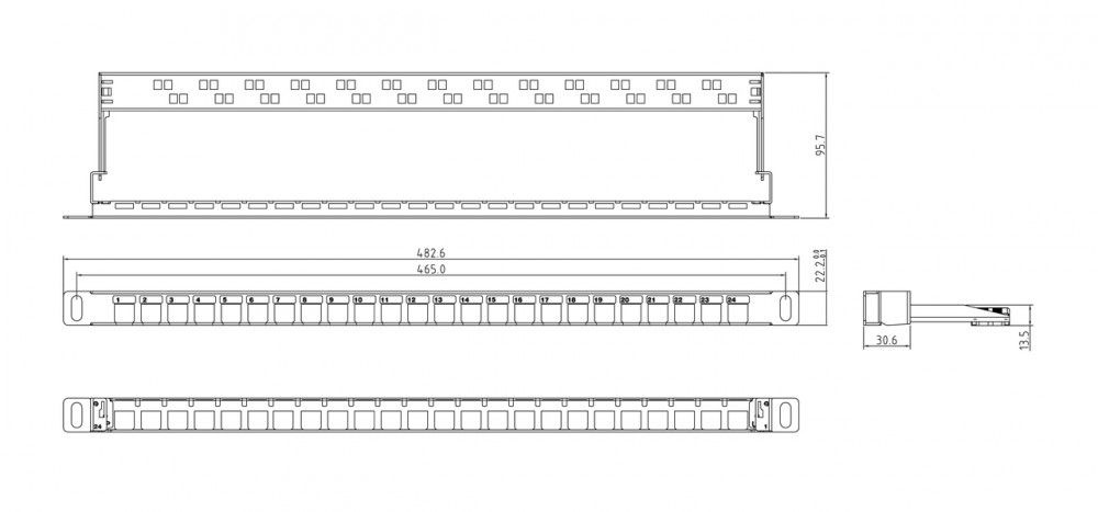 HYPERLINE PPBLHD-19-24S-SH-RM